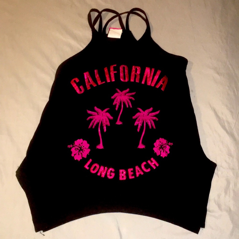 Black and pink tops for girls